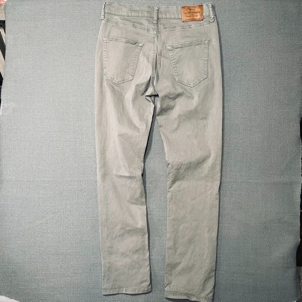 Lucky Brand 410 Athletic Slim Chino Pants Men’s 30x32 Gray Stretch